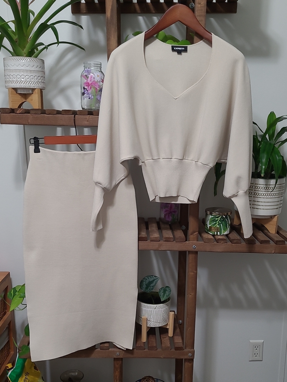 Stunning Knit Top and Skirt Set XS Top and S Skirt